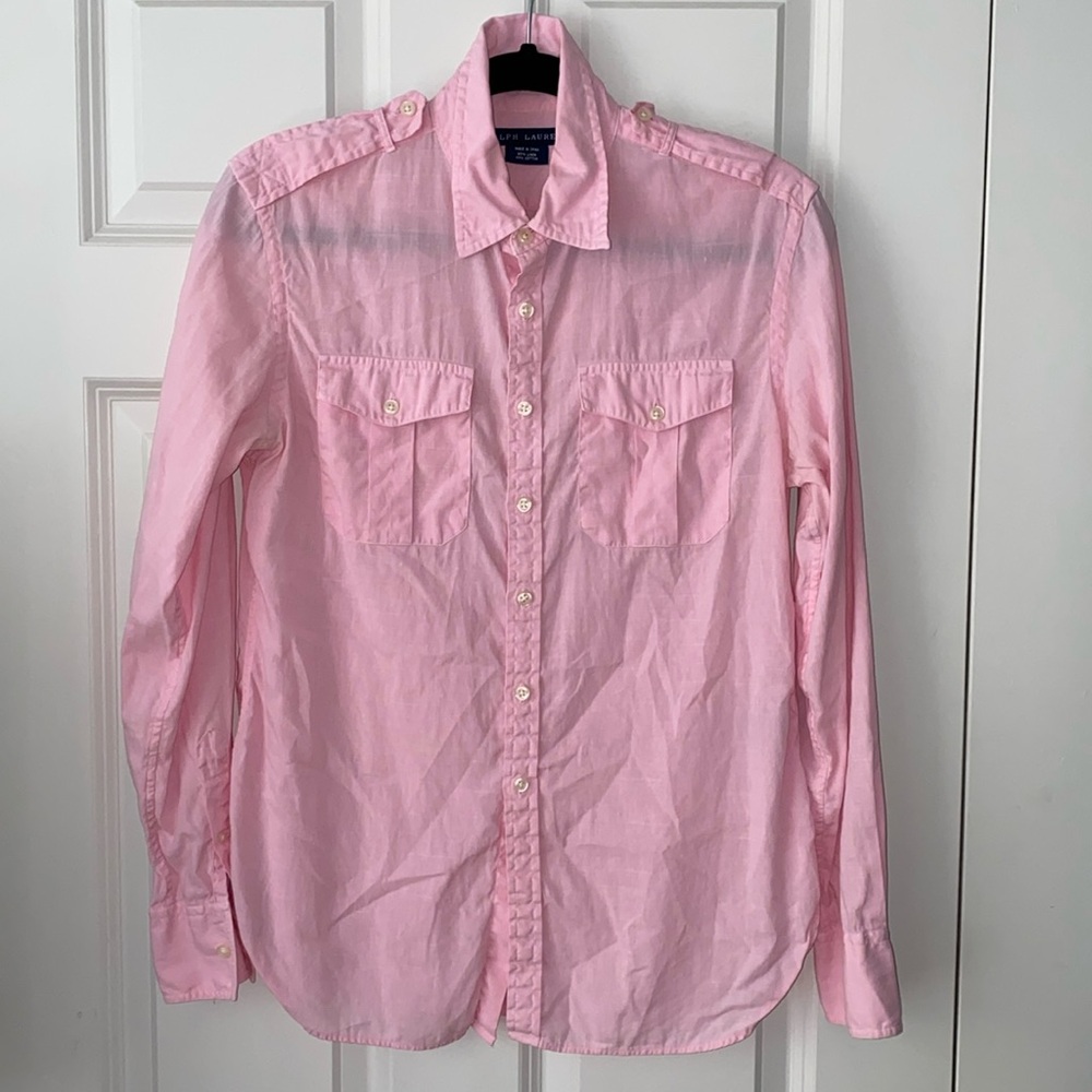 Y2K EUC Ralph Lauren button up